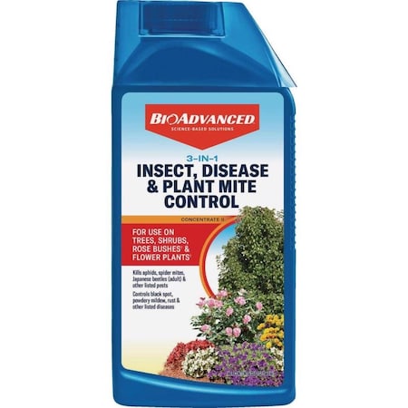 Bioadvanced BioAdvanced 3-in-1 Insect Disease & Mite Control Concentrate 32 fl. oz. 820065B